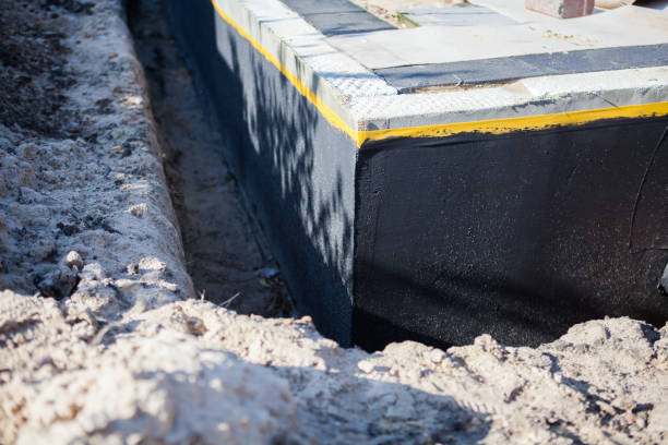 Residential Wet Basement Repair installation at a Stilesville, IN home by SJ Waterproofing Pros
